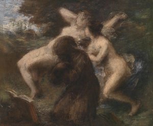 De verzoeking van de Heilige Antonius door Ignace Henri Jean Fantin Latour